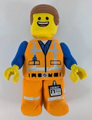 The LEGO Movie 2 Emmet 13″ Tall Plush Stuffed Toy EUC