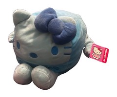 Hello Kitty Sanrio Fiesta Square 7” Cube Blue Plush Stuffed Animal Collectable