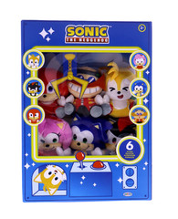 Sonic the Hedgehog 6-pack Mini Plush Set
