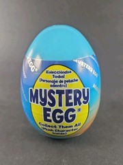 Mystery Egg Plush Animal Backpack Clips, Random Plush