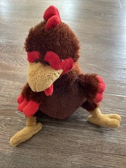 Rooster (HM346) GANZ Webkinz Plush Stuffed Animal Red/Brown – no code