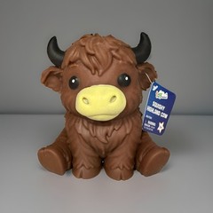 ToyMENDOUS Highland Cow Squishy Toy Animal Stress Relief Sensory Viral Toy NEW