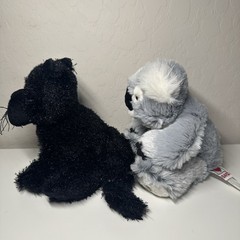 Webkinz Ganz Plush Lot Of 2 – Black Leopard HM216 & Koala HM113, No Codes