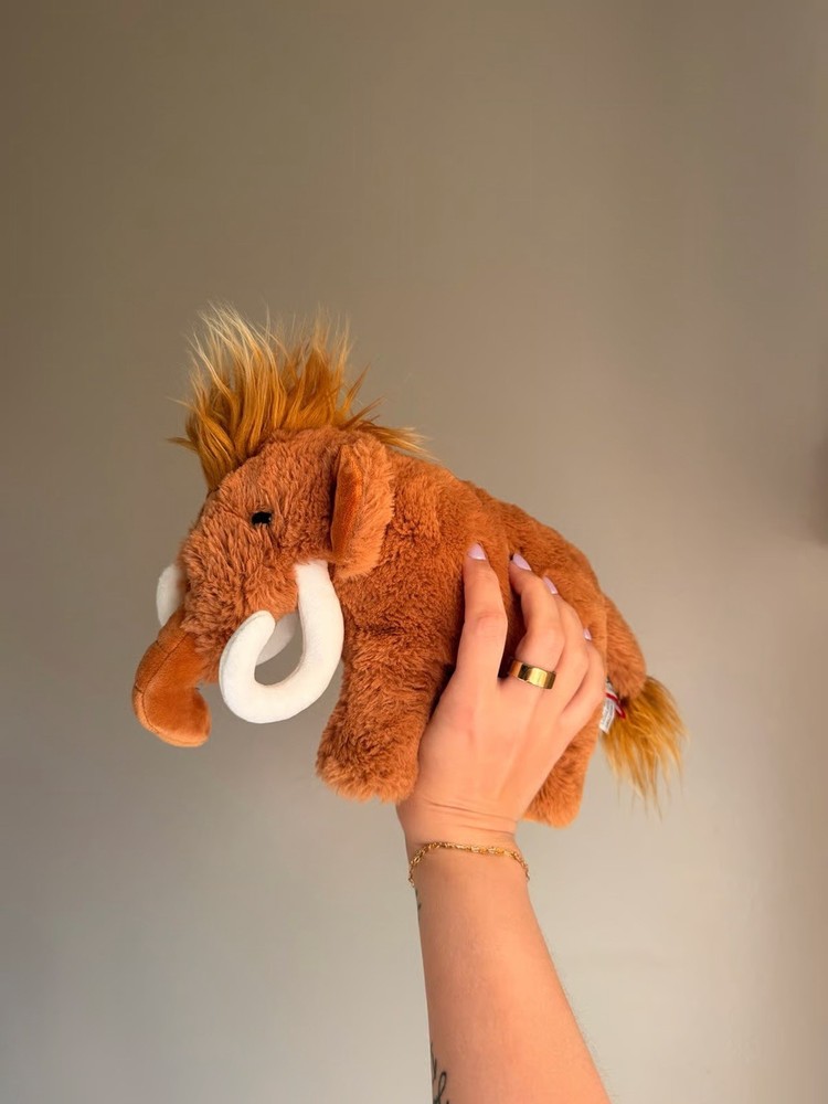 Douglas Mammoth Plush Brown Woolly Mammoth Stuffed Animal Soft Toy