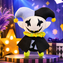 25CM Jevil Talking Plush Toy Soft Stuffed Doll Cartoon Game Character Gift