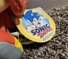 Sonic the Hedgehog Knuckles 9″ Plush Jakks Pacific SEGA New W/ Tags Sega Echidna