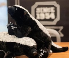 Honey Badger Ratel 40cm Stuffed Animal Plush Toys Toddler Doll Kids Gifts**