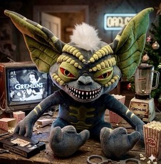 Killstar Kreeptures Stripe Gremlins Plush Toy 14x15in Hard To Find~NWOT