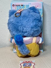 Baby Three Kitten Wardrobe Blue Cat Plush