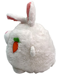Inter American White Round Easter Bunny Rabbit 12″ Plush Plastic Eyes 2010