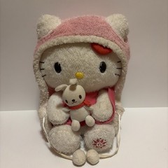 Hello Kitty Pink Bunny Snowflake Winter Outfit Snowflake 12” Plush