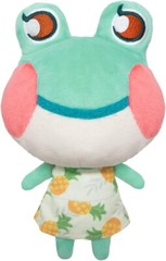 Sanei Boeki Animal Crossing All Star Collection Lily Plush Toy, Size S 6.7 in