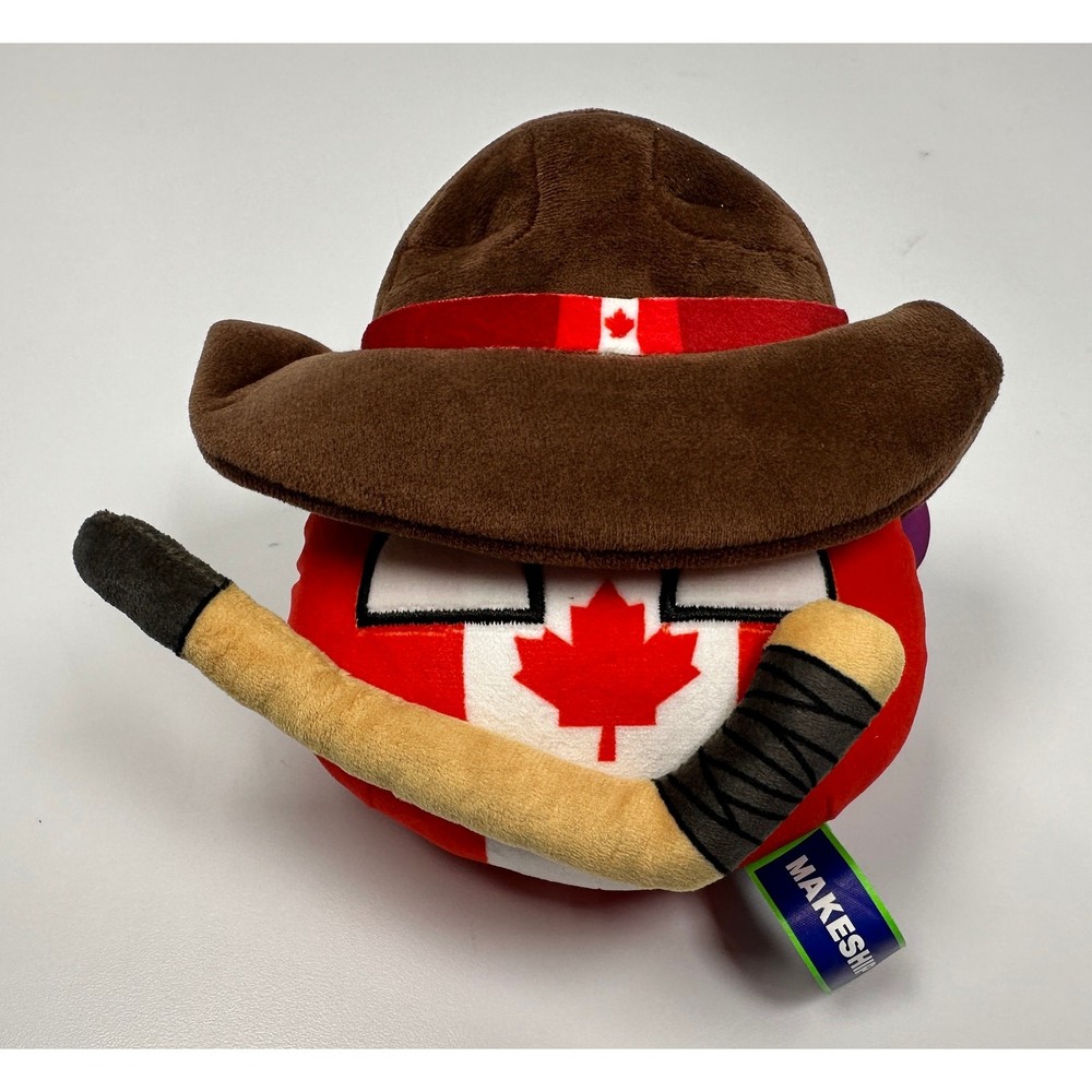 Makeship Canada Ball Plushie By Drew Durnil Limited Edition with Bag NWT #112A