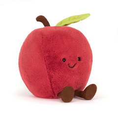 Jellycat Amuseables Red Apple Bag Charm Plush Keychain Cute Soft Toy NWT Plus!