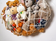 Stuffy Animal Net for Stuffed Animals Storage Hammock Macrame Stuffed Animal …