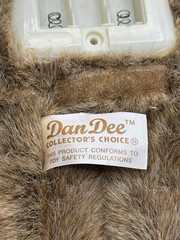 Dan Dee Teddy Bear Animated Singing Christmas Vintage Top Hat Mouth Doesnt Move