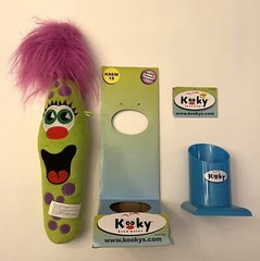 RARE Kooky Kuddler Buddy 14” Plush Krew 18 #142 Klicker Pen