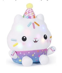 Gabby’s Dollhouse Celebration 10″ Sprinkle Party Cakey light&sound Plush Toy