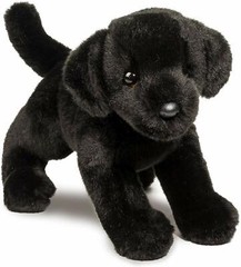 Douglas Brewster Black Lab Plush Stuffed Animal Dog, 12″