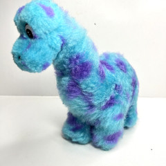 Dinosaur Plush Sully Monsters Inc Toy Factory Stuffed Animal Blue Purple 16″