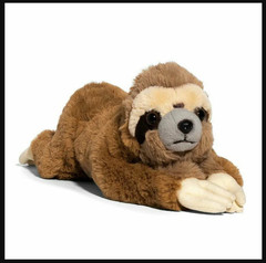 FAO Schwarz 15″ Sloth Cuddly Stuffed Animal Plush, Ultra-Soft Fur