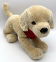 Douglas “The Black Dog” Yellow Lab w/ Red Bandana 16” Plush Toy 2014