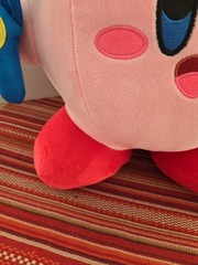 KIRBY w/ Sword JUMBO 16″ Large Mega Plush & Small Nintendo Link Stuffed Toy