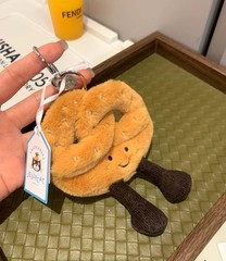 Jellycat Amuseable Pretzel Plush Keychain Bag Charm Cute Gift Collectible NWT