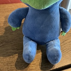 Skip Hop 10” Blue Dinosaur Plush Stuffed Animal Triceratops Soft