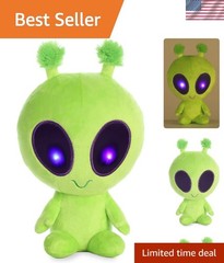 Interstellar Galactic Cuties Twitch Light Up Alien Plush – Cosmo Green