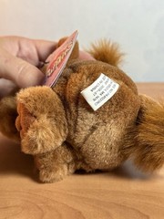 Puffkins Swibco Camilla Camel mini plush toy 5″ Brown Birthday 5-9-00 May 9 NWT
