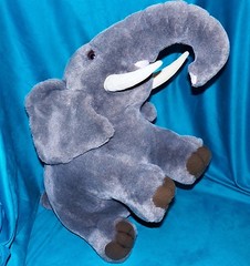 CWC Large Gray African Tusk Elephant Plush GOP Republican Mascot 15 x 23 inches