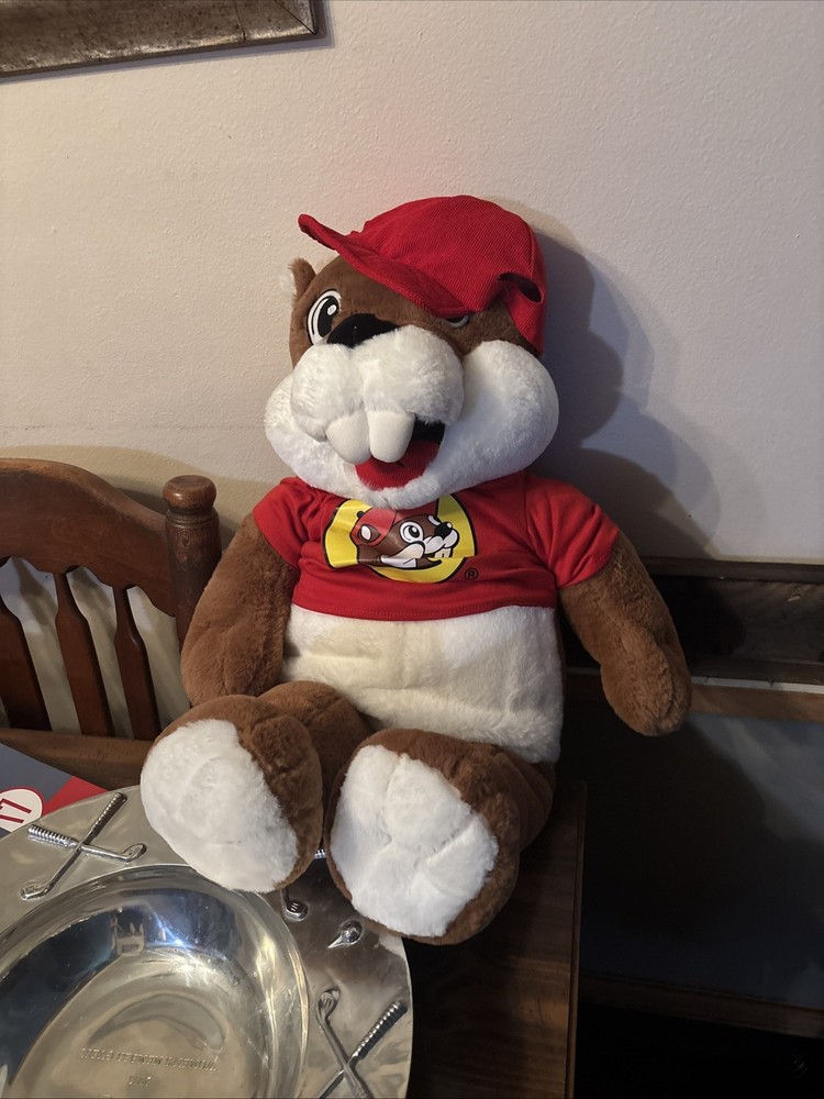 Buc-ce’s Plush Beaver Large 28″ With Hat And Shirt Texas Gas Station