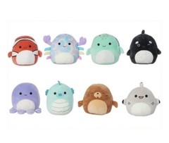 8 5” Sea Life Kellytoy Squishmallows – Sealife Mini Pack 8 5” Squishmallow
