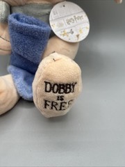 Harry Potter Kids Preferred Stuffed Dobby Plush With Sock Wizarding World 15”NWT