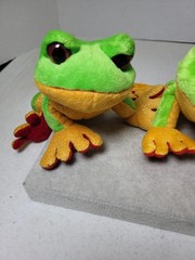 Webkinz Ganz Lil Kinz Green Tree FROG Plush Stuffed Animal Amphibian Toad HS109