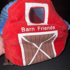 Farm Animals Toddlers A Plush Barn House Carrier Brand New With Tags No Animals
