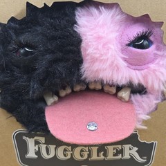 Zuru Fuggler Baddies Eyed Weirdo Pink Black Funny Ugly Monster Plush Toy NEW