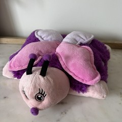 Pillow Pets Pee-Wees Fluttery Butterfly Soft Plush Toy Stuffed Pink 11”