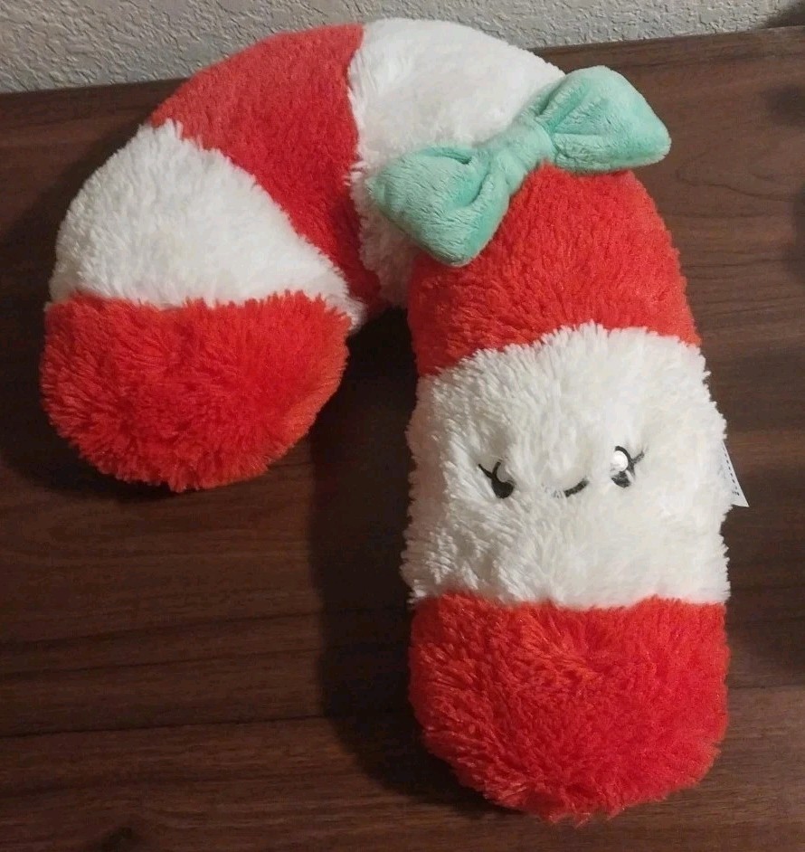 Rare 18″ Standard Squishable Plush Comfort Food Candy Cane Retired 2017 E3