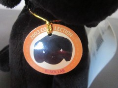 New! 2003 Golden Bear Co. MINI BREED PUPS BLACK LAB PLUSH Stuffed animal dog toy
