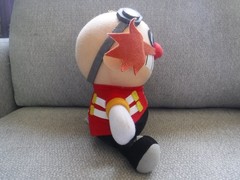 Sonic Hedgehog SD ROBOTNIK Sitting PLUSH Hang Loop Goggles Dr. Eggman 2022 Sega