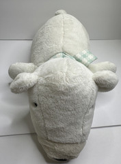 Target Pillowfort Polar Bear Blue Scarf Fluffy Weighted Plush Toy Pillow 20″