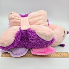 2010 Pillow Pets PeeWees Fluttery Butterfly 12.5″ x 11″ Pillow purple/pink