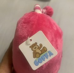 Oddbods Cartoon Stuffed Plush Toy Cute Soft New One Animation Goffa Pink 9 Inch