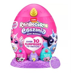 Rainbocorns Eggzania SurpriseMania Series1 Unicorn by ZURU, Collectible Plush X2