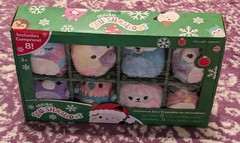 SQUISHMALLOWS 4″ Ornaments – 8 Pack 2023 Fantasy Collection KELLYTOYS Christmas