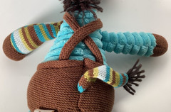 Madison Chic Giraffe Plush – Blue, Brown, Multi Color Plush