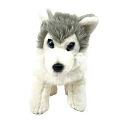 LaplandUK Lumi Husky Hero Plush Sled Dog Blue Eyes Dowman Soft Touch 4274 Rare