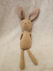17″ Hazel Village 2010 Tan Bunny Rabbit Plush Stuffed Animal 1120